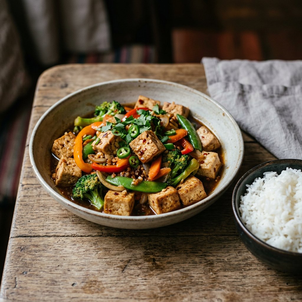 Tofu mit Gemüse