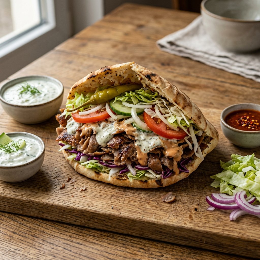 Döner Tasche Groß Kalbfleisch