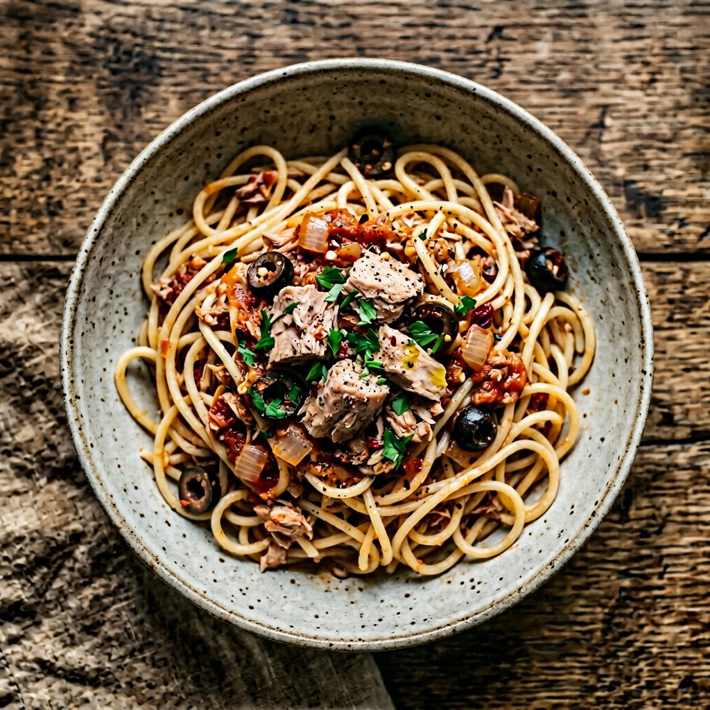 Spaghetti Al Tonno (pikant)