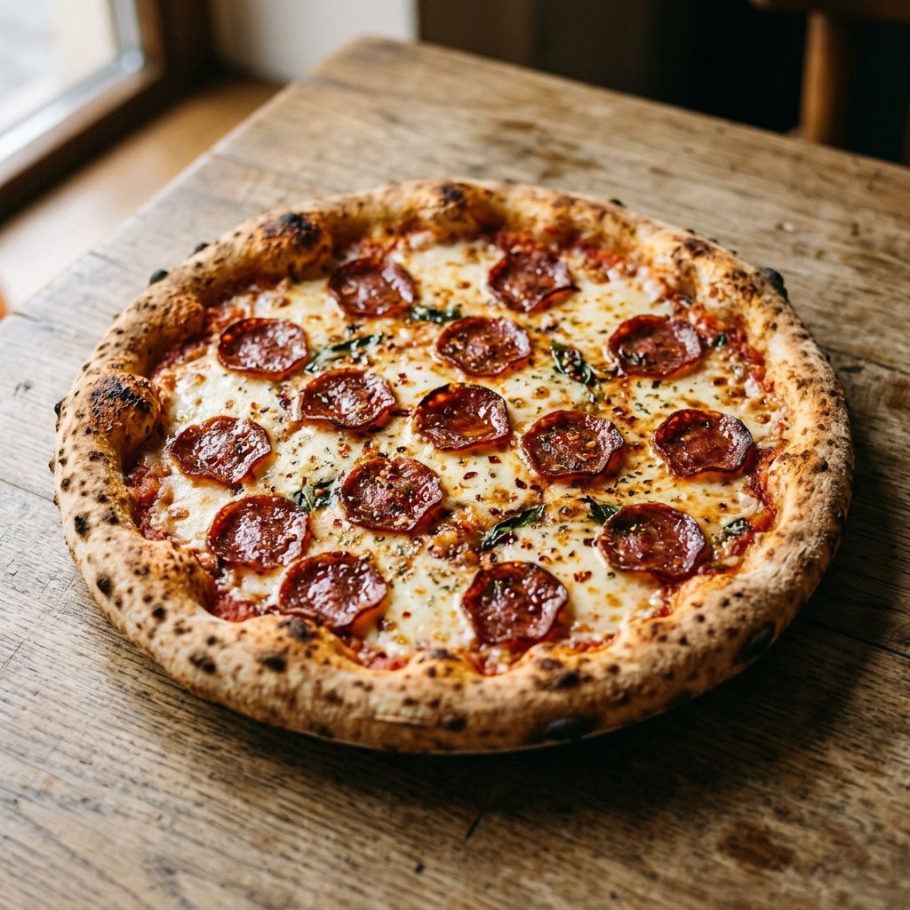 Pizza scharfe Salami