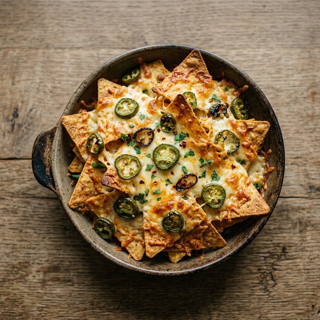-Überbacken Tortillachips