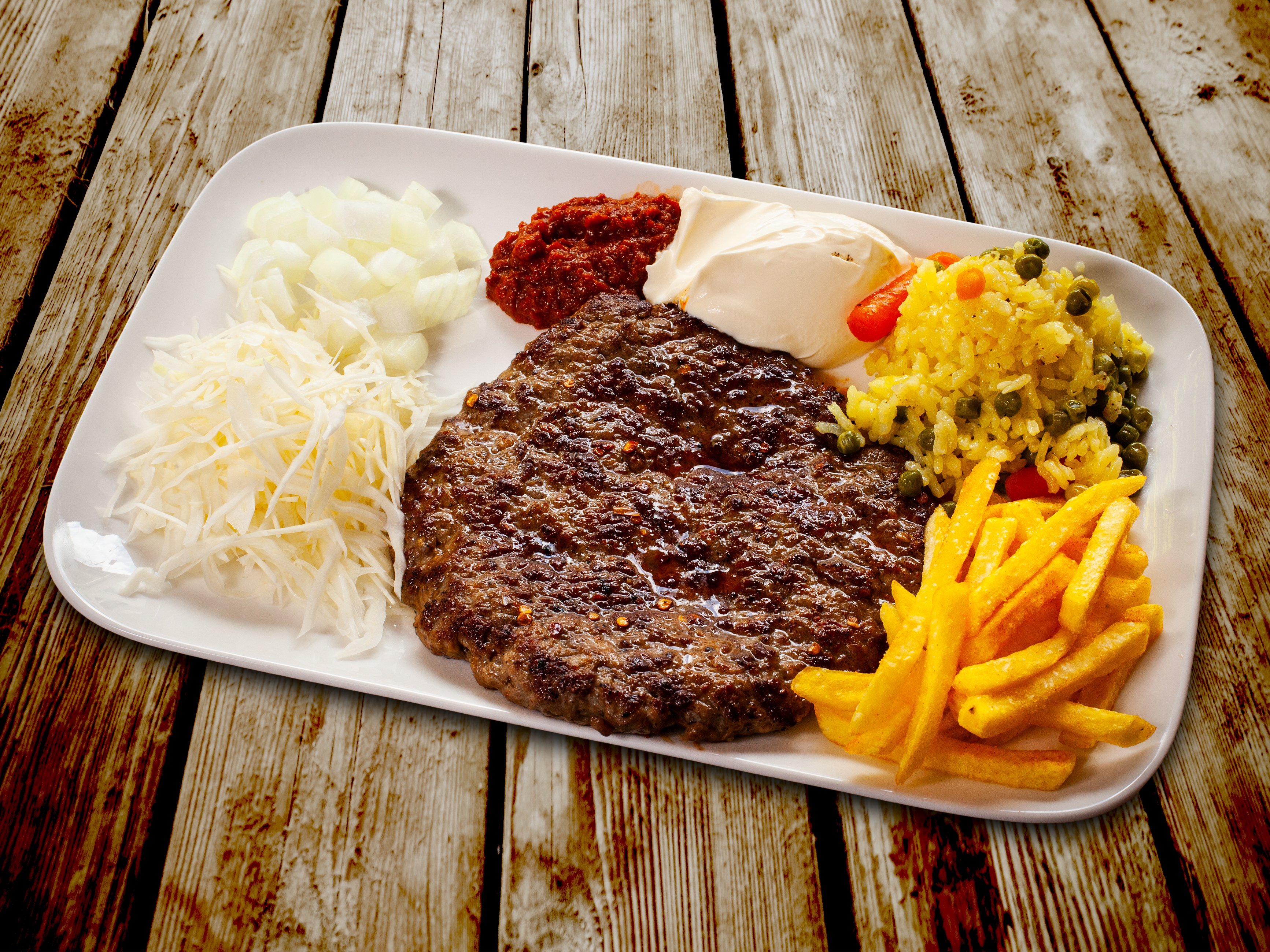 Große Pleskavica (scharf)