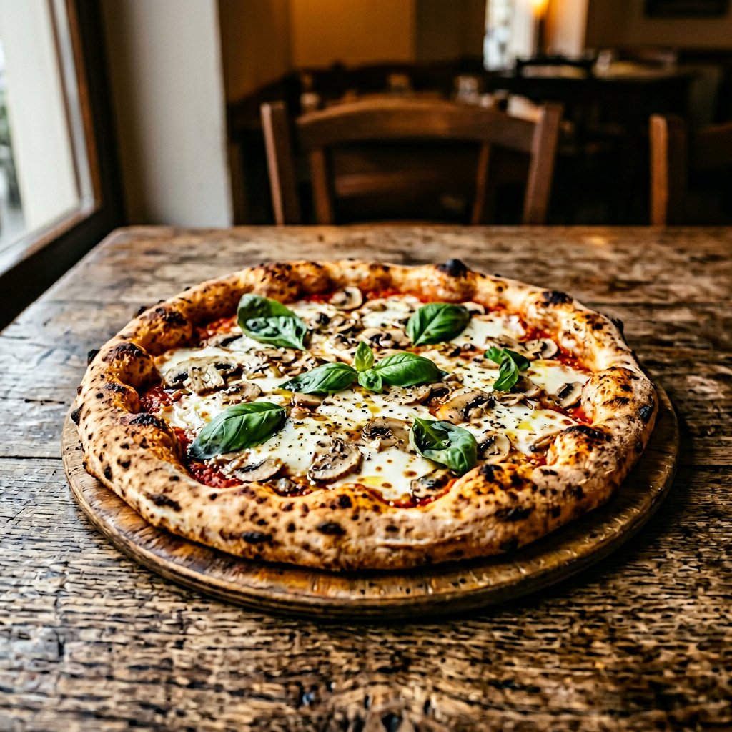 Pizza Mozzarella e Funghi