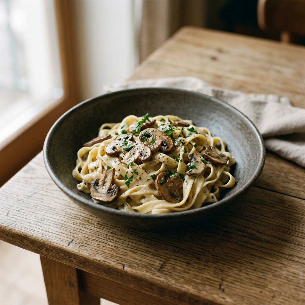 Tagliatelle funghi