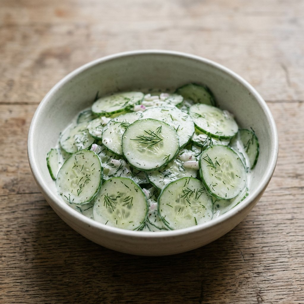 Gurken-Sahne-Salat