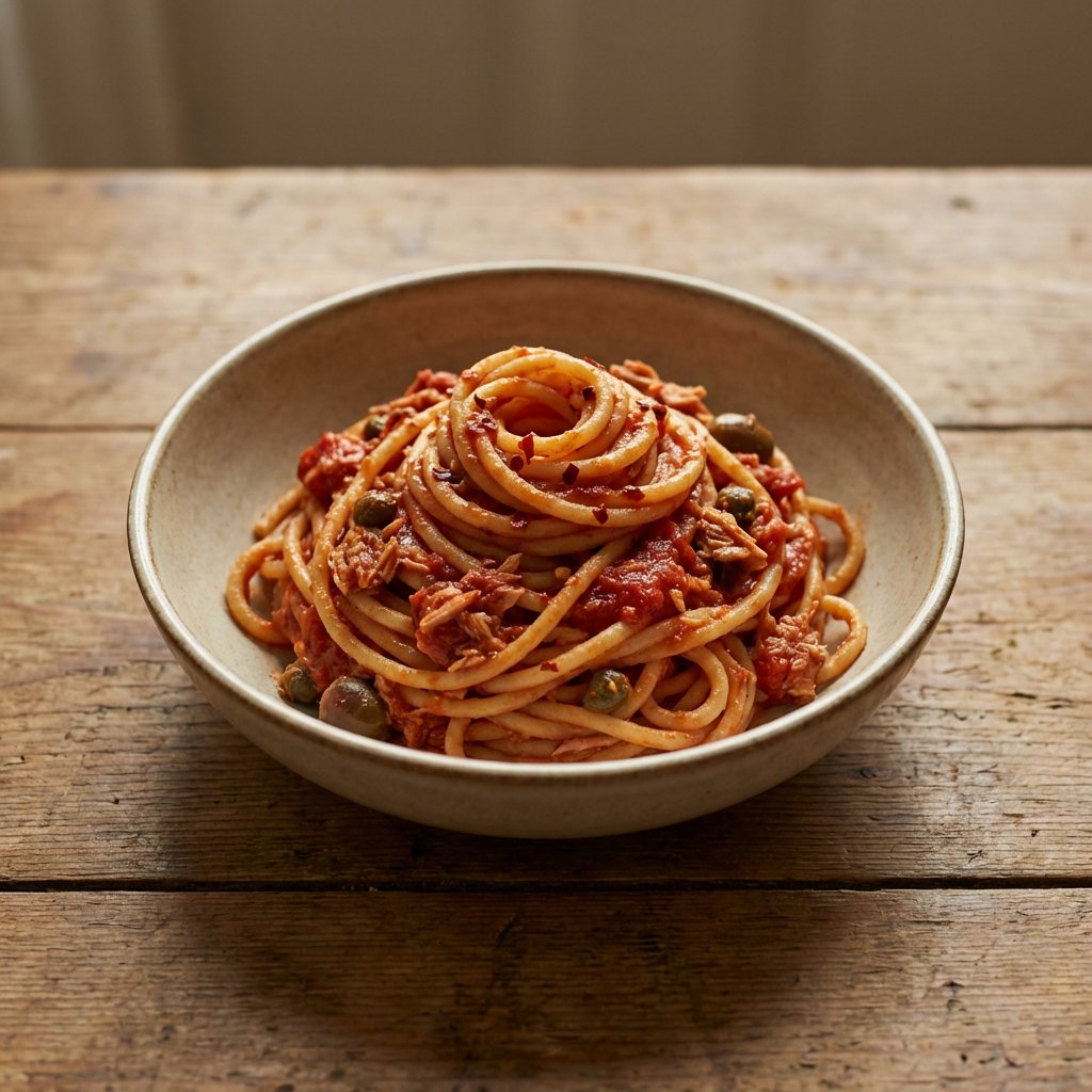 Pasta Tonno (pikant)