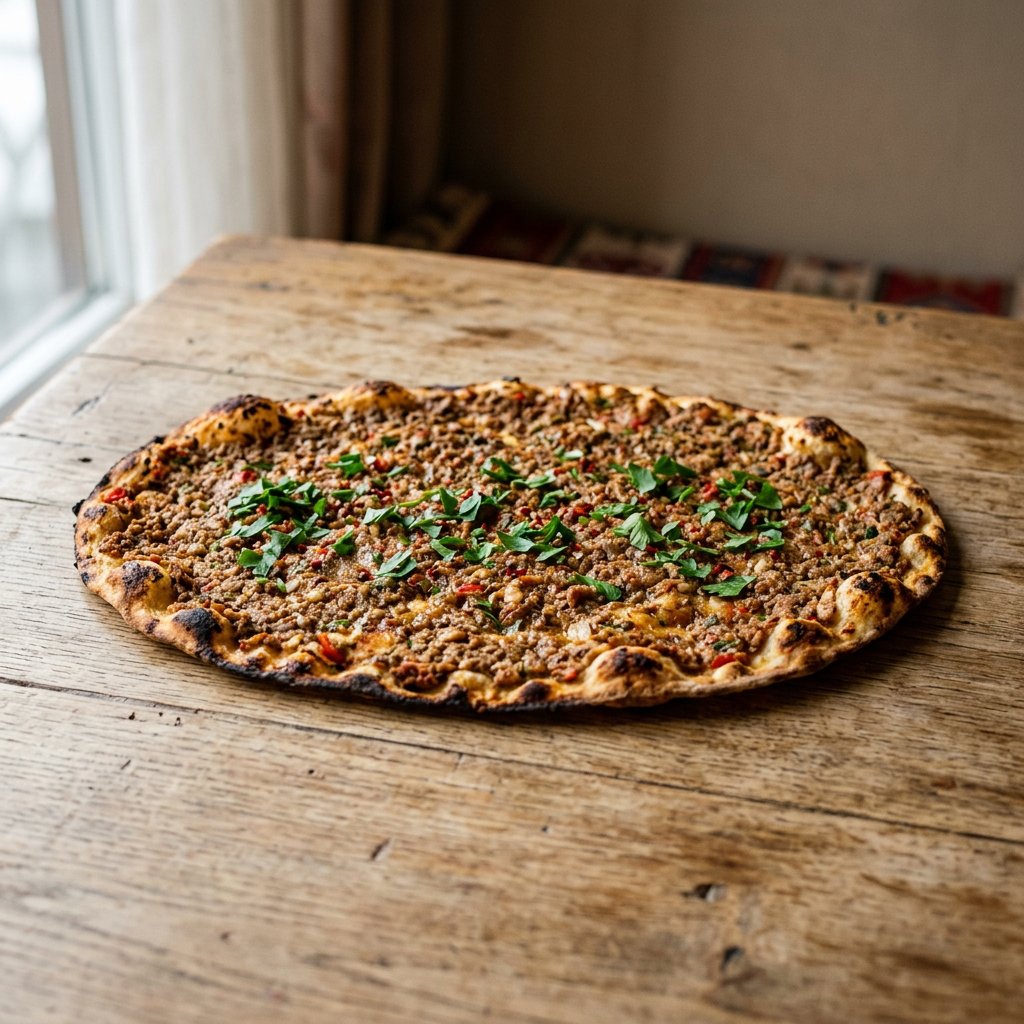 Sarımsaklı Lahmacun (Acısız)