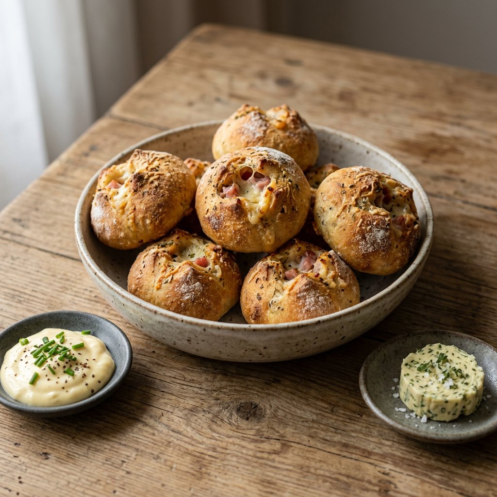 Pizzabrötchen Schinken