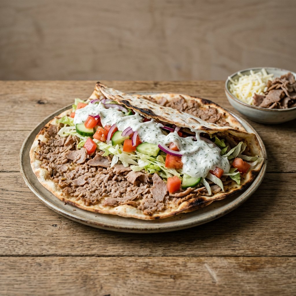 Türkische Pizza Spezial Kalbfleisch
