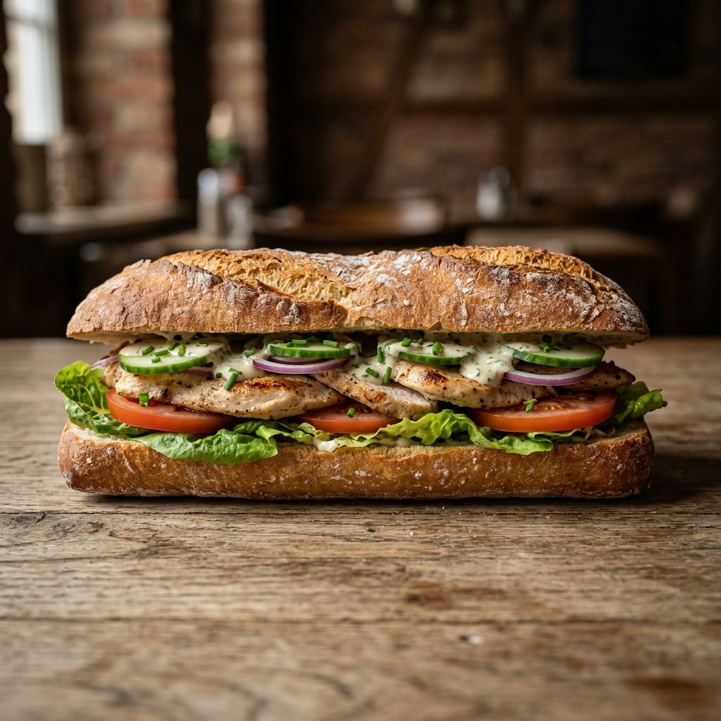 Hähnchenbrust Baguette