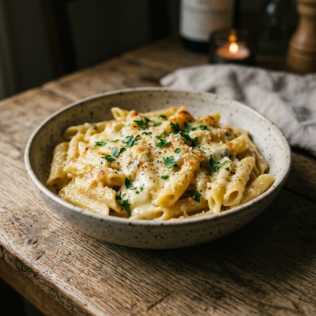 Penne ai quattro formaggi