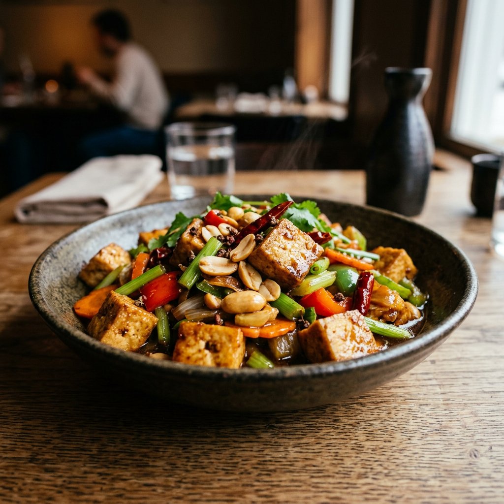 Gong Bao Art Tofu