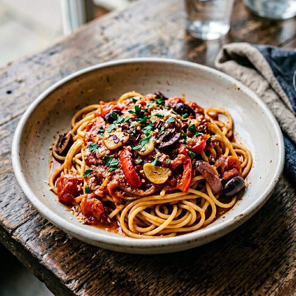 Spaghetti Arrabbiata (scharf)