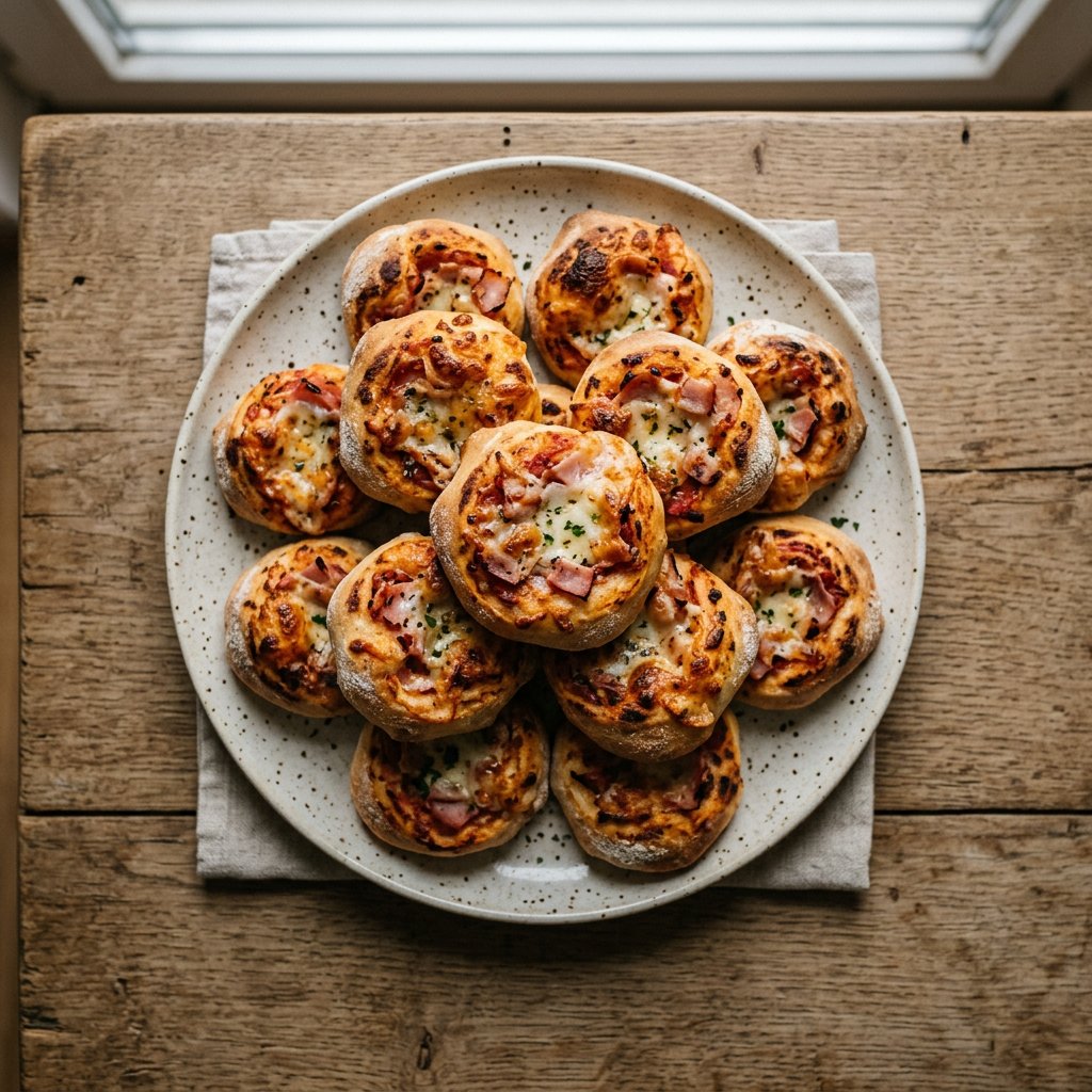 Pizzabrötchen Schinken
