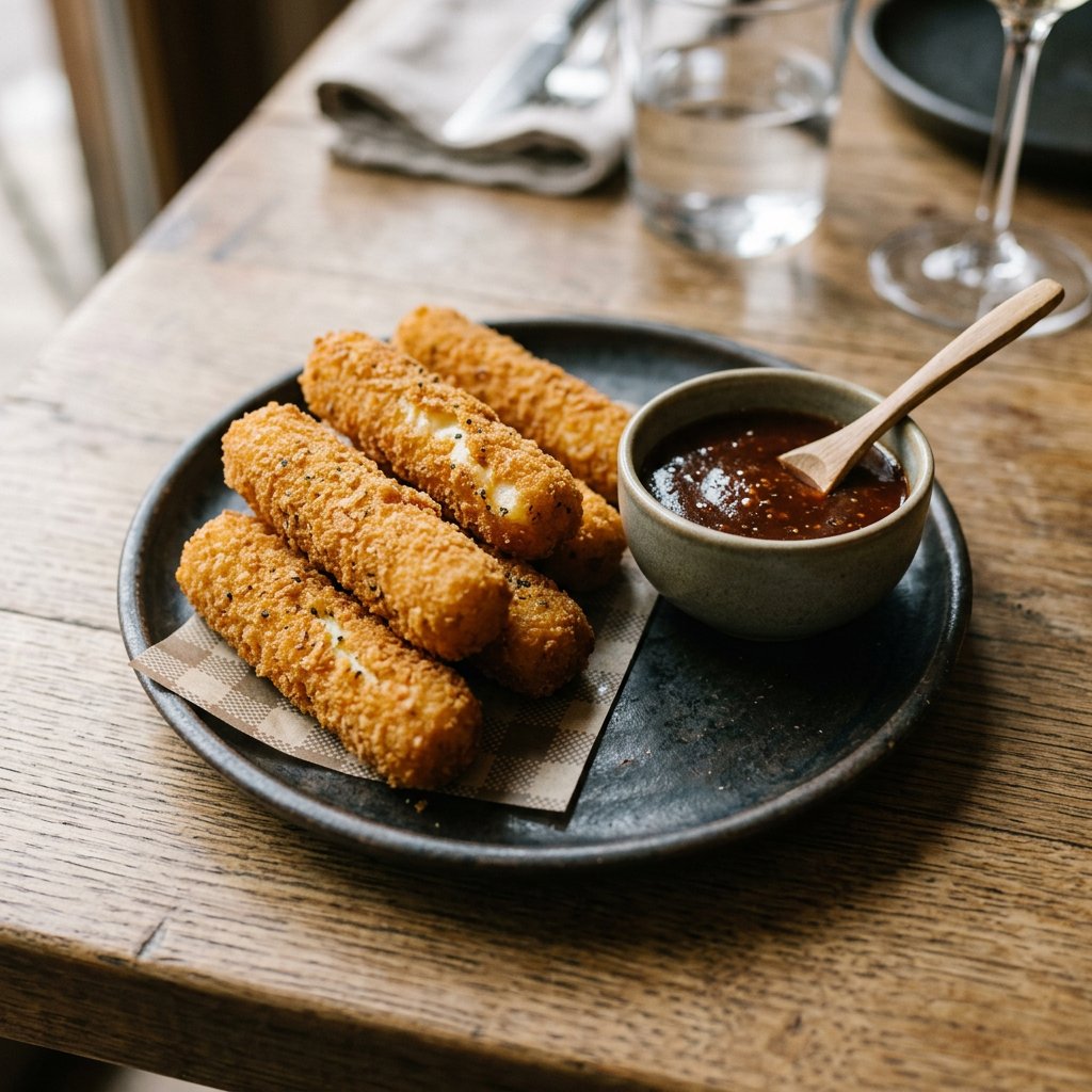 Mozzarella-Sticks (6 Stück)