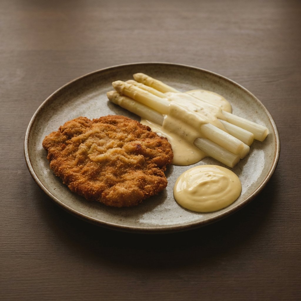 Schnitzel Spargel