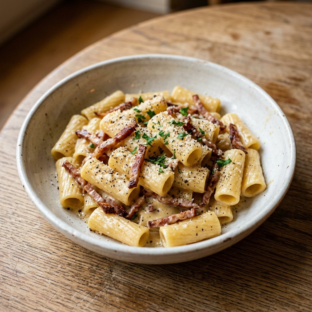 Rigatoni Carbonara