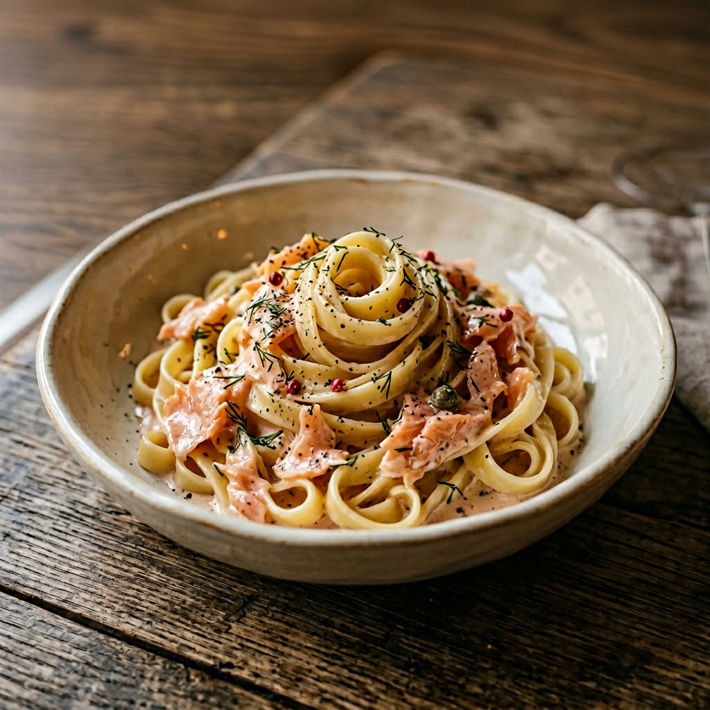 Tagliatelle al Salmone