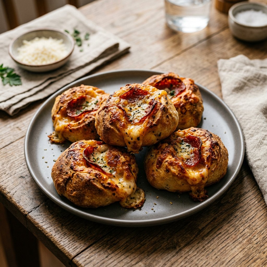 Pizzabrötchen Salami