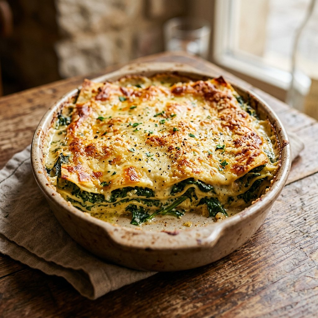 Spinat Lasagne