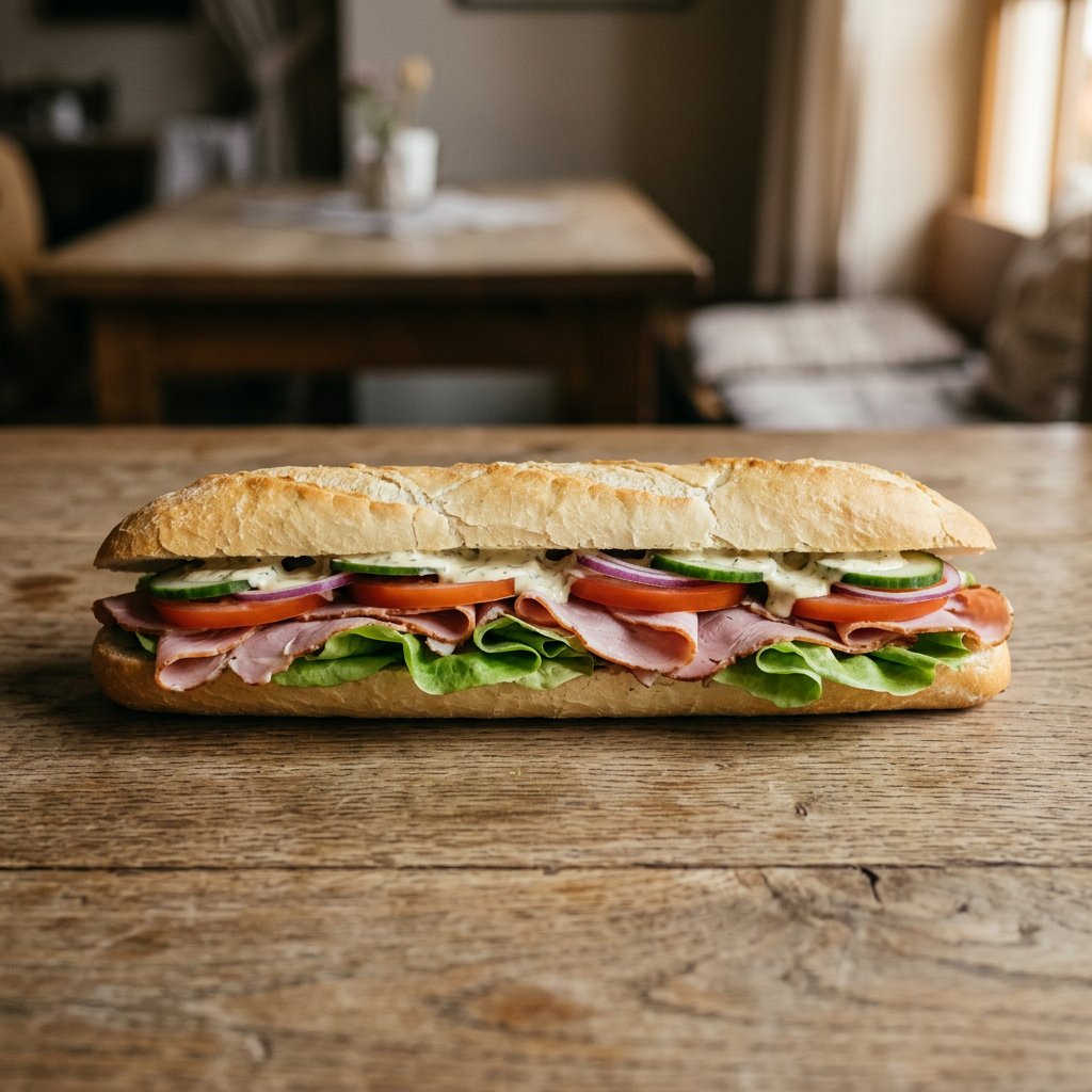 Baguette Schinken