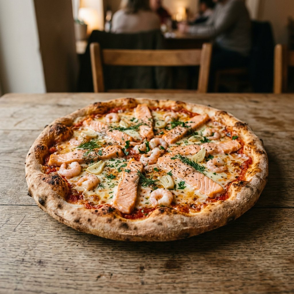 Pizza Lachs