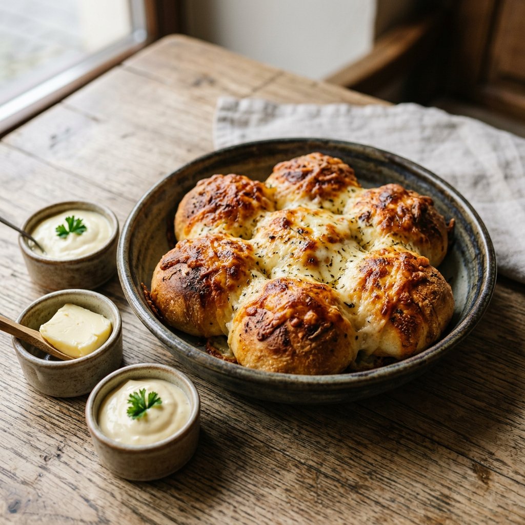 Pizzabrötchen Käse überbacken