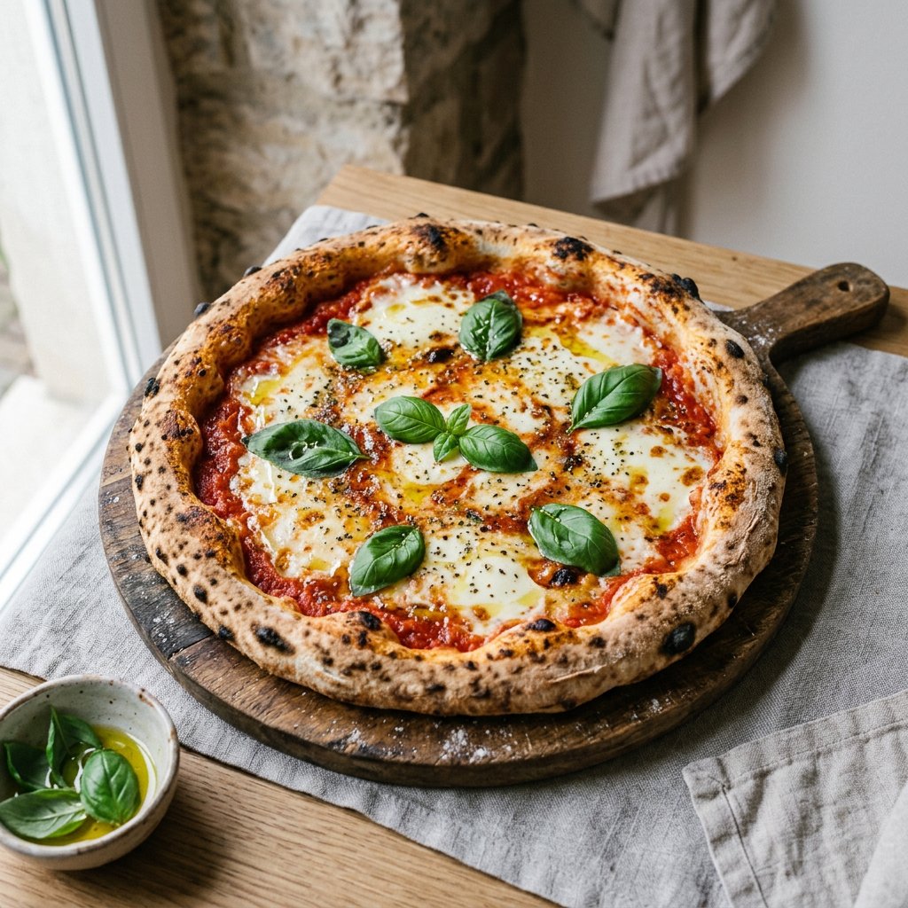 Pizza mit Mozzarella Fiordilatte Ø 33cm