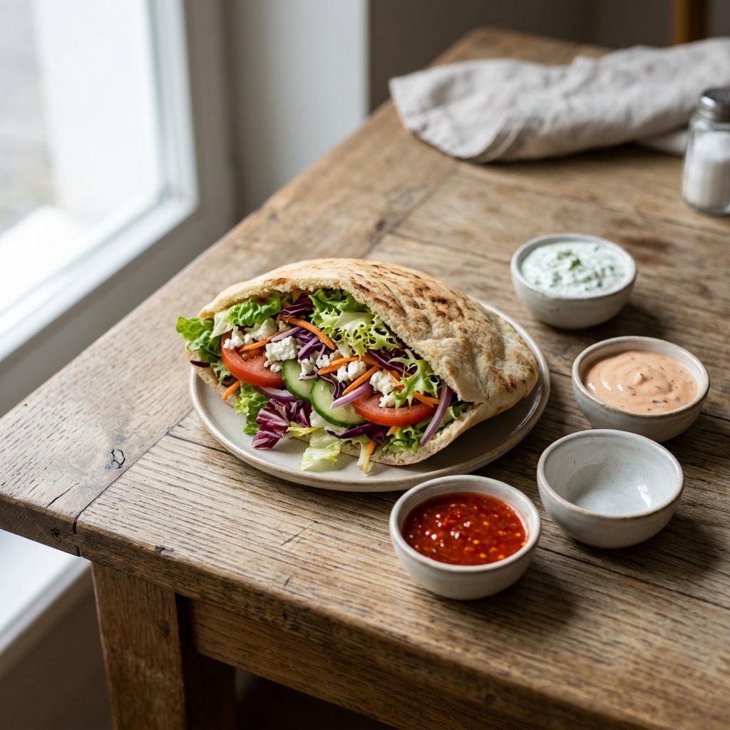 Gemischte Salat-Tasche