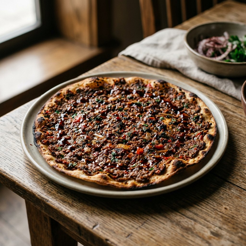 Nar Ekşili Lahmacun (Acılı)