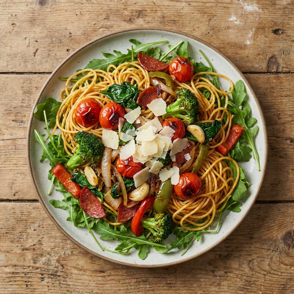 Gebratene Nudelgerichte