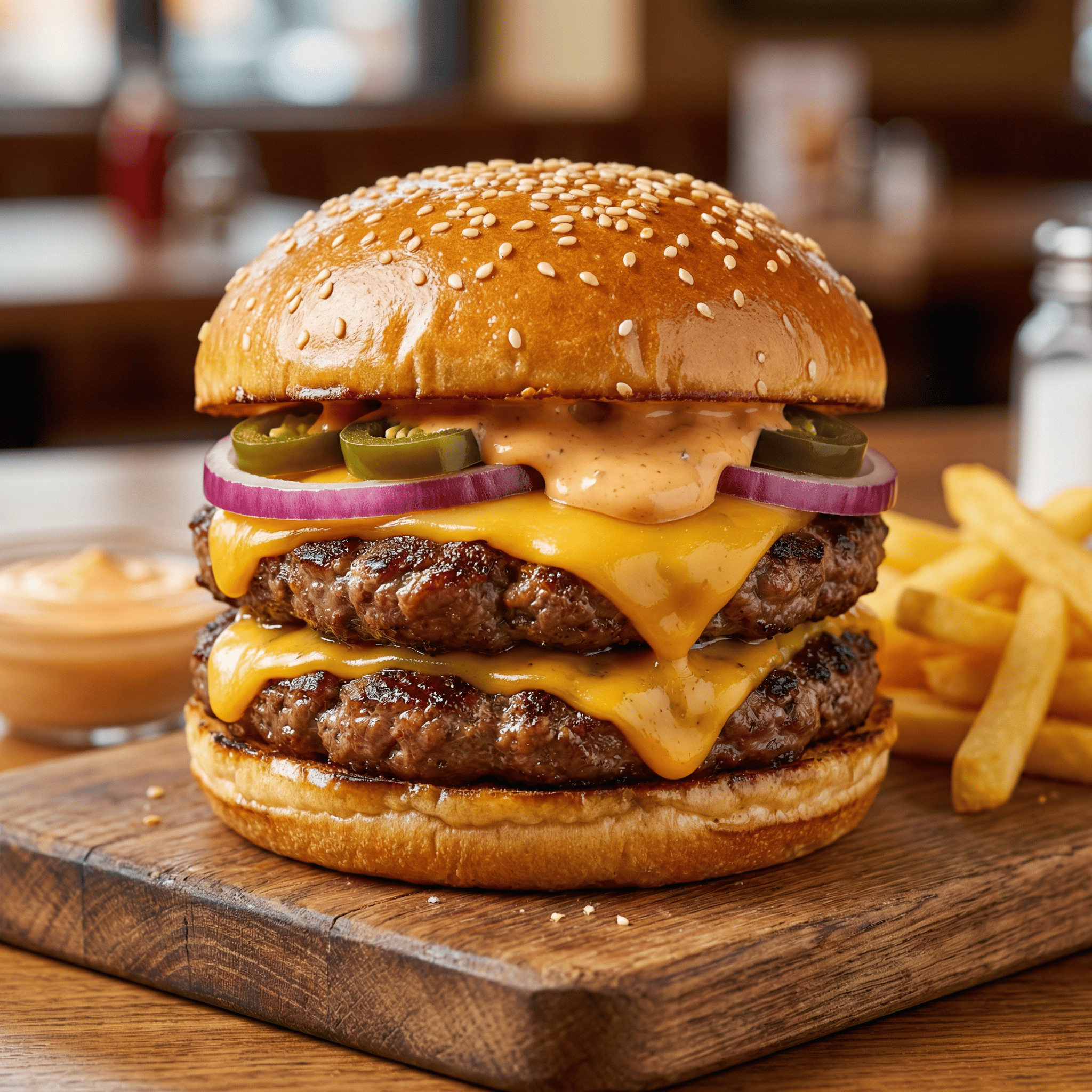 Double Chili & Cheese Burger