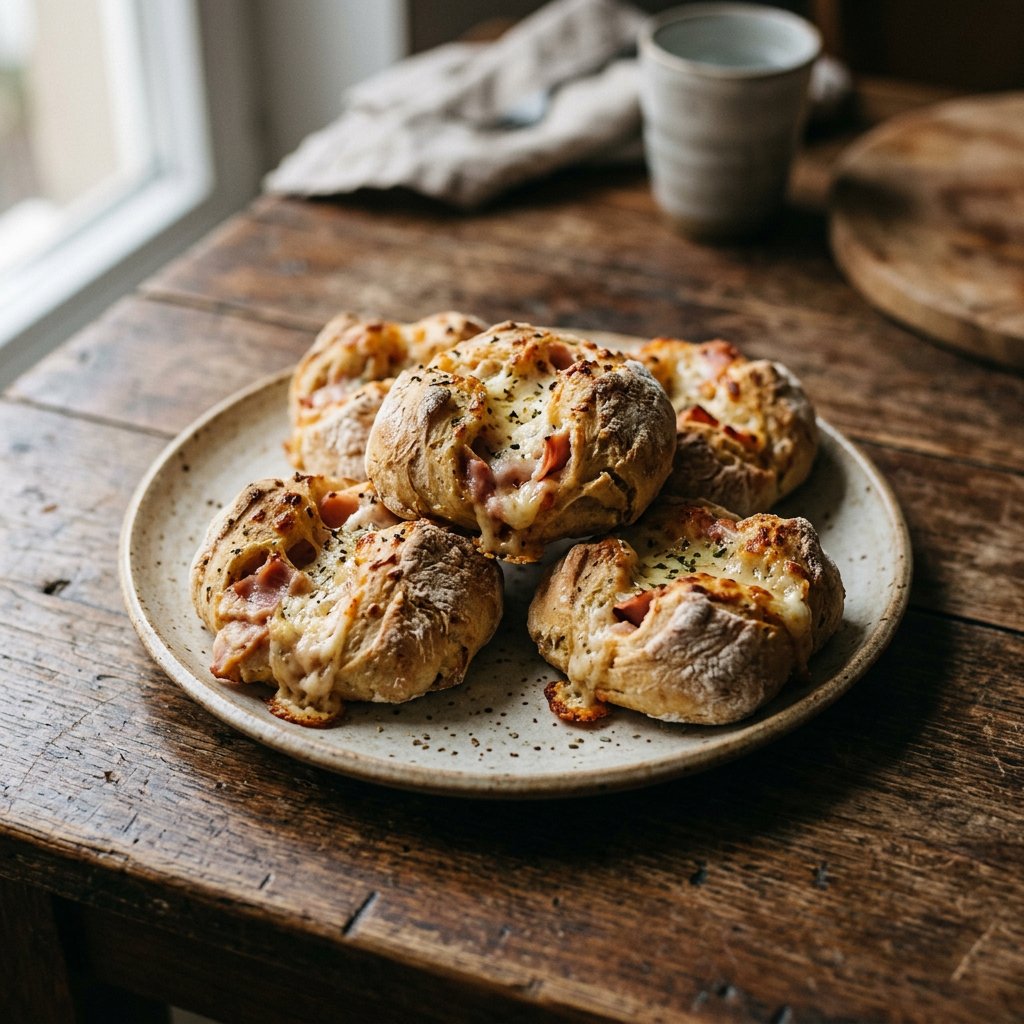 Pizzabrötchen Schinken