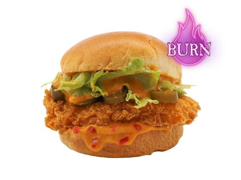 Premium Chicken Burger "Hot"