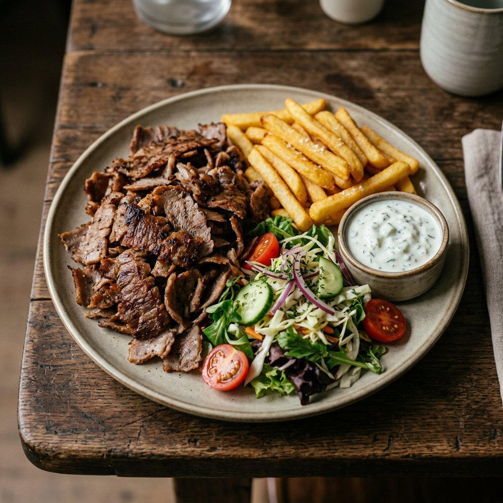 Döner-Teller mit Salat
