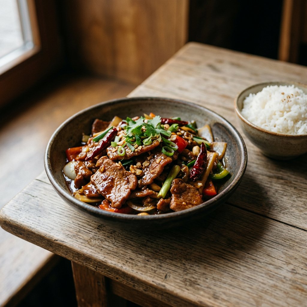 Schweinefleisch à la Kong Po