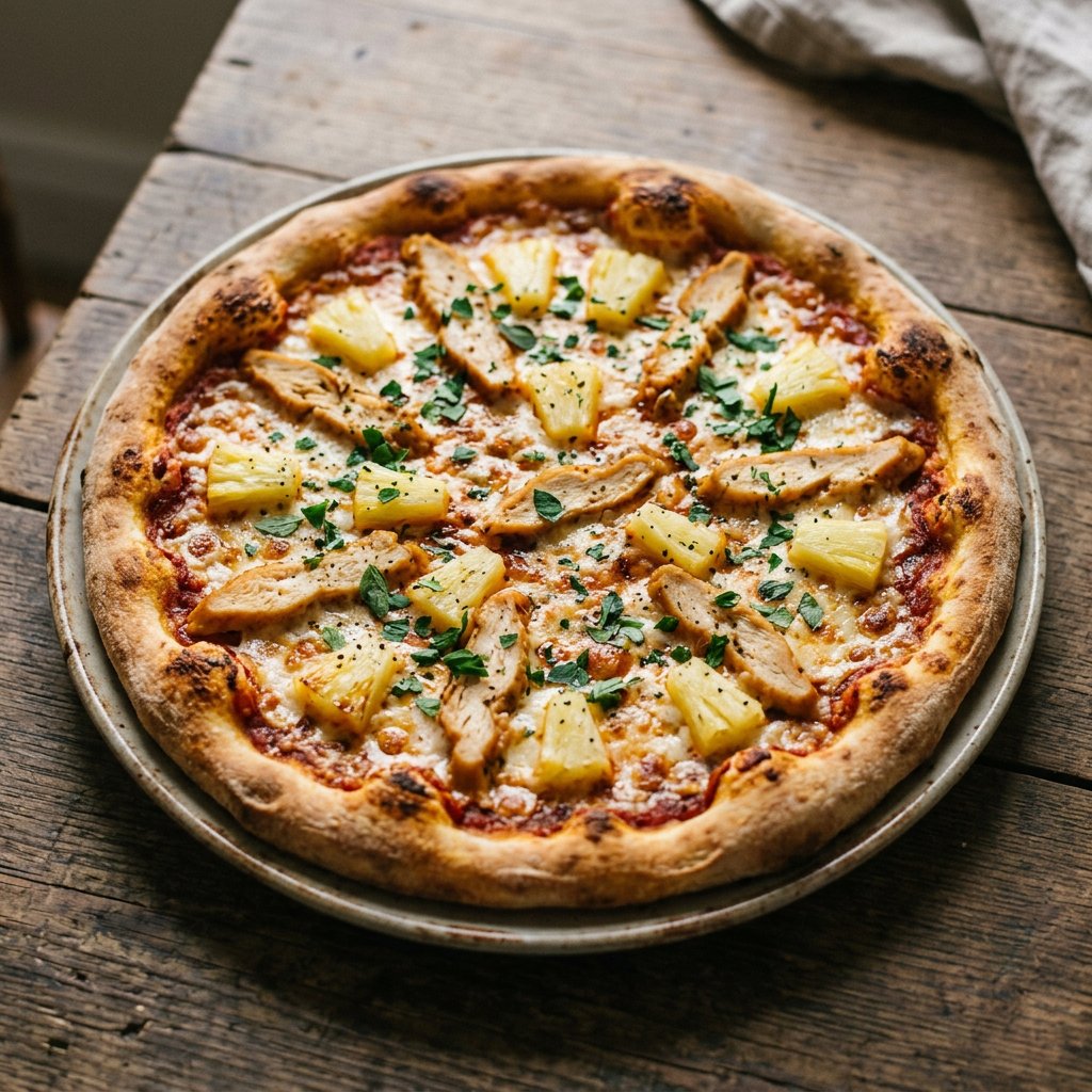 Pizza Chicken Hawaii (Halal)