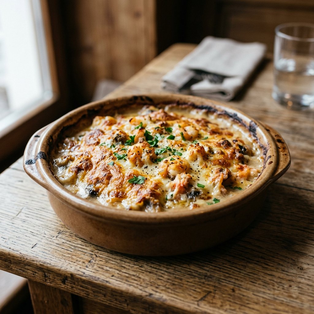Champignons-Gratin