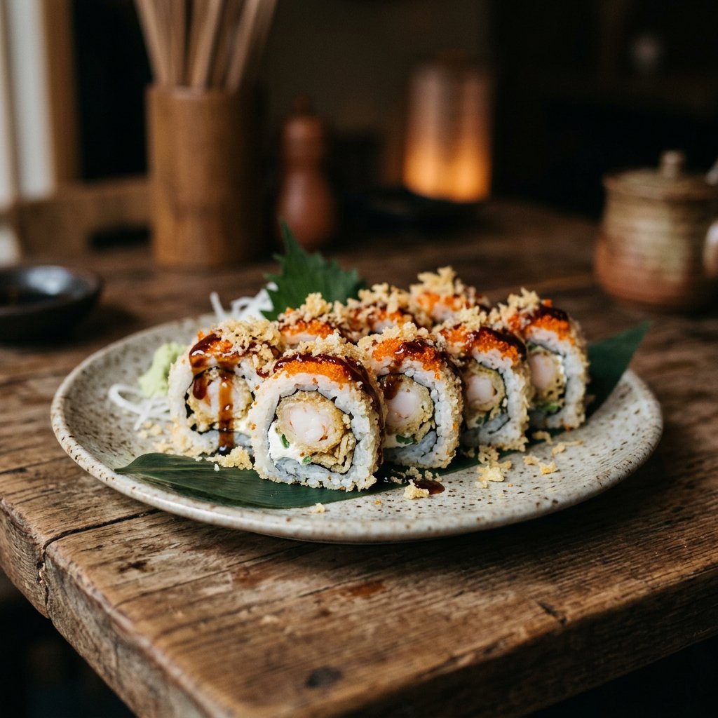 129.  Chocho Rolls · 脆脆天妇罗虾反卷