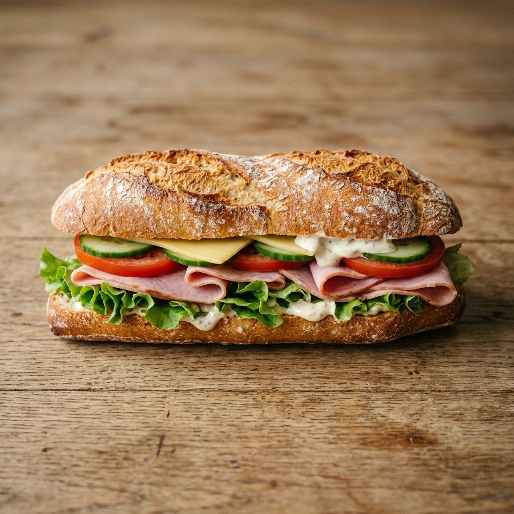Baguette Schinken