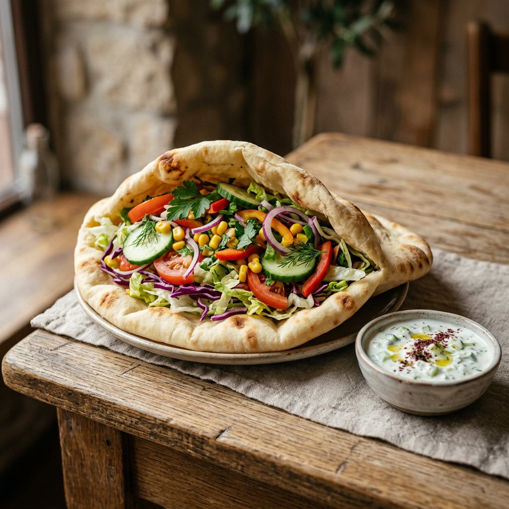 Gemischte Salat-Tasche