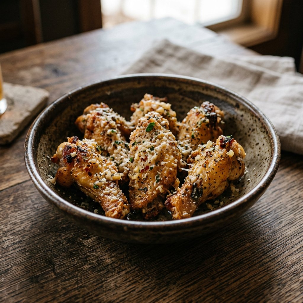 Garlic Parmesan Wings (6 Stück)