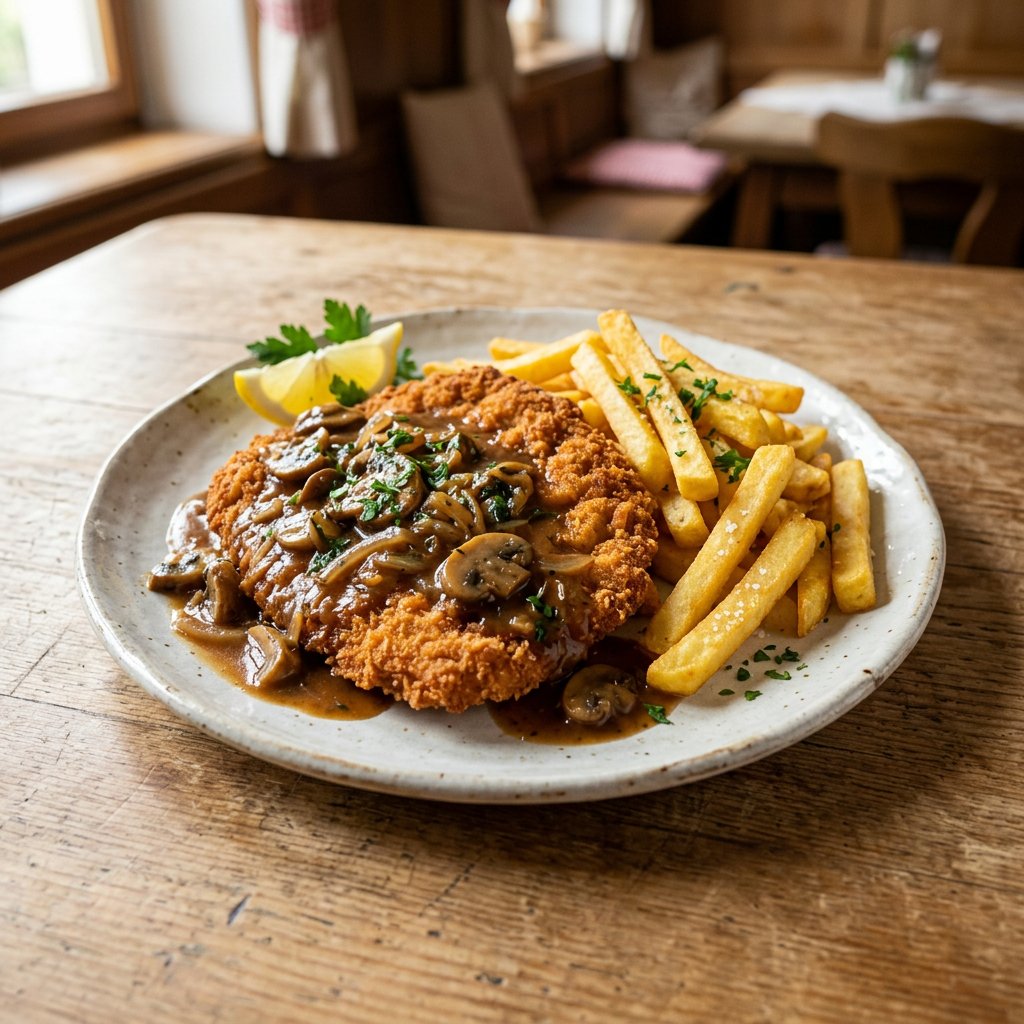 Jäger Schnitzel