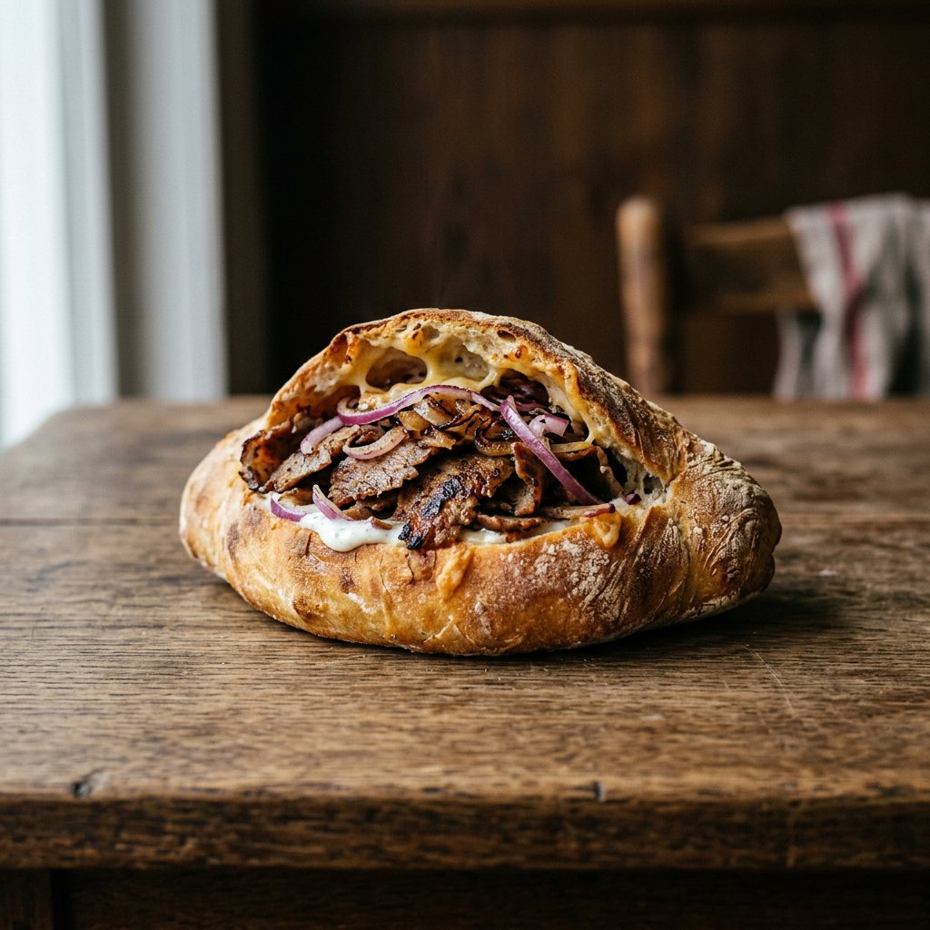 Pizzabrötchen Döner