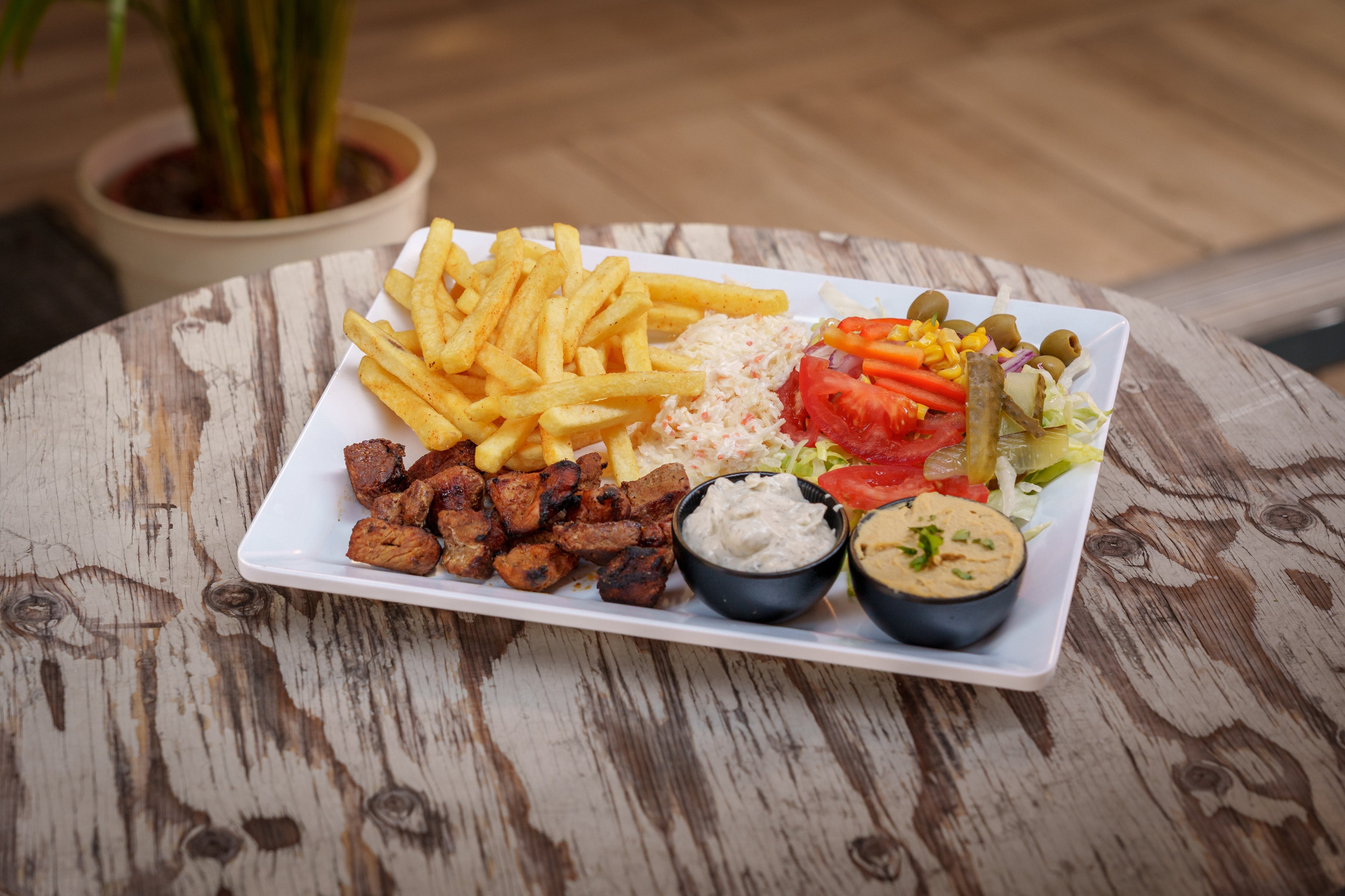 Kalbspieß Teller