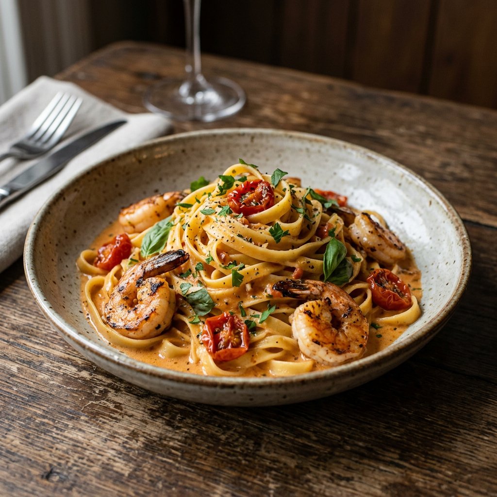 Tagliatelle Gambas