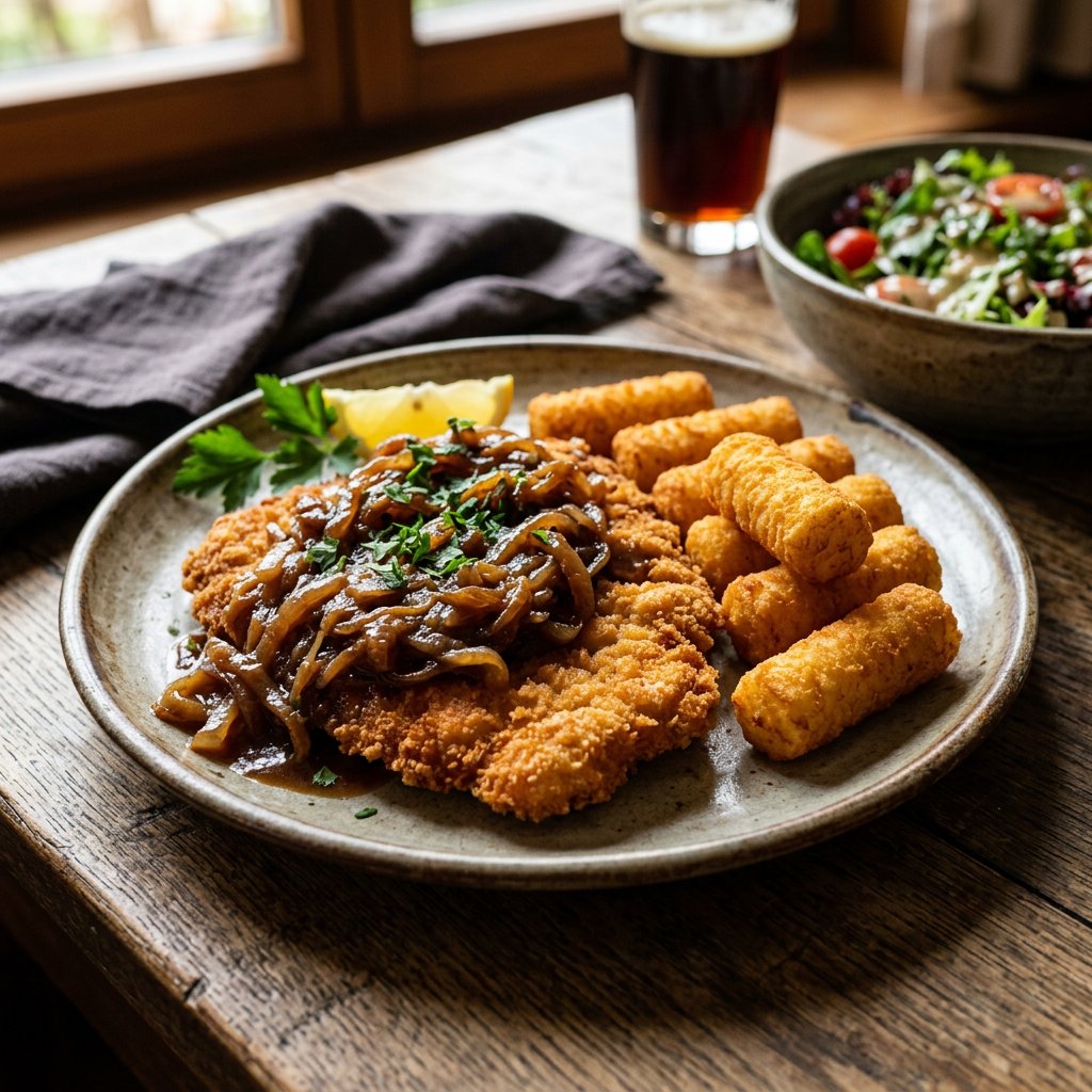 Zwiebelschnitzel