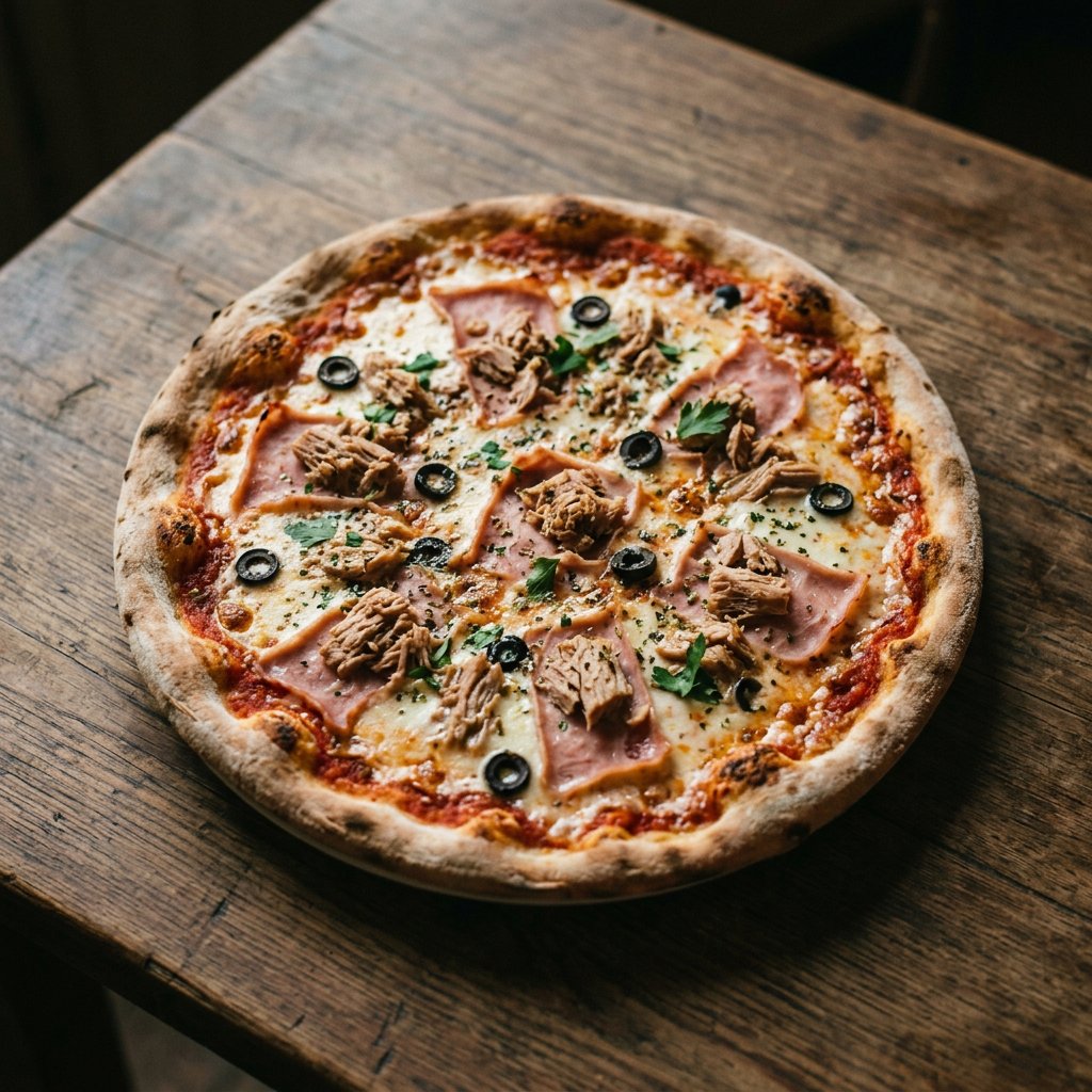 Pizza Tonno e Prosciutto