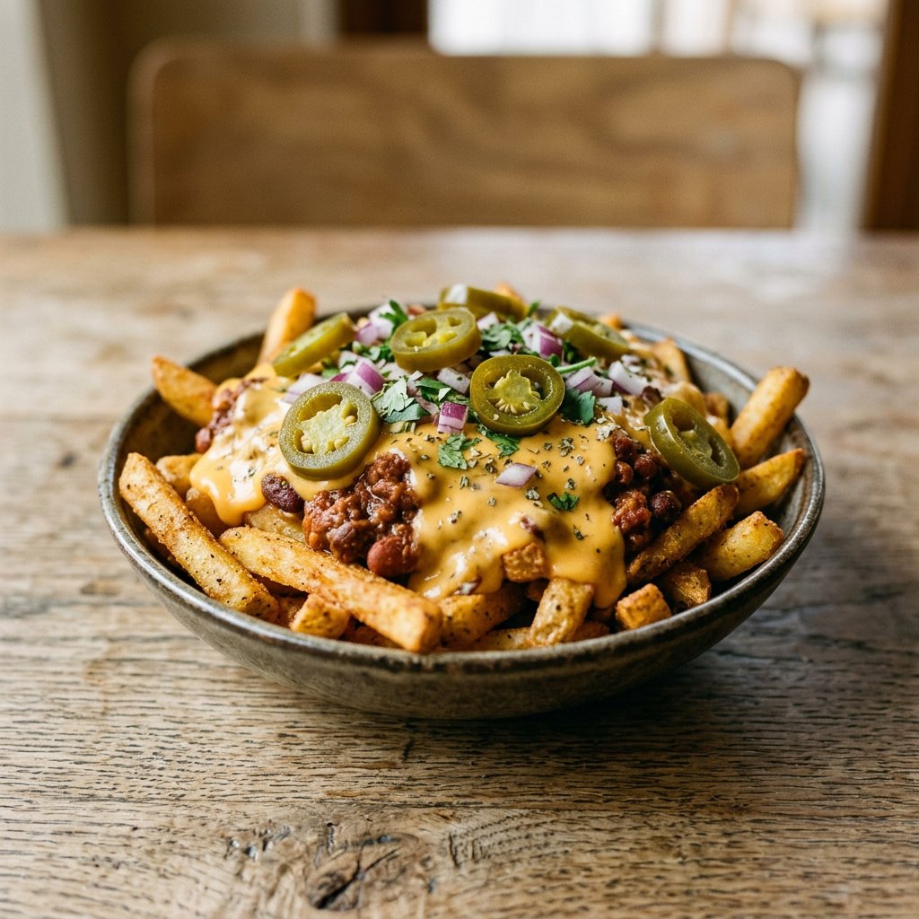 Chili-Cheese Pommes frites