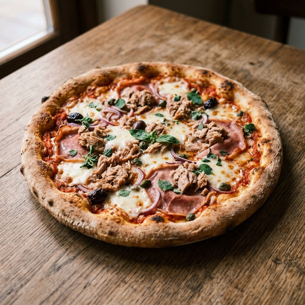 Pizza Tonno e Prosciutto